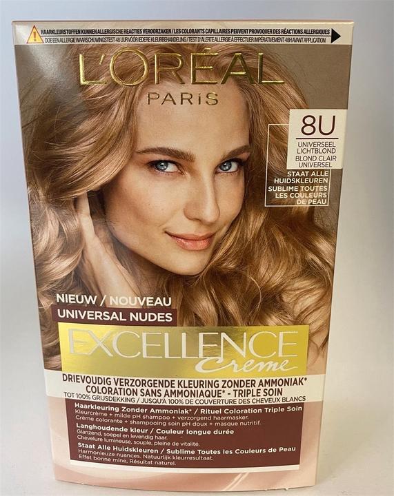 Immagine prodotto L'Oréal Paris L'Oreal Paris Excellence Creme Universal Nudes 8u Light Blonde Hair Color (8u Biondo chiaro)