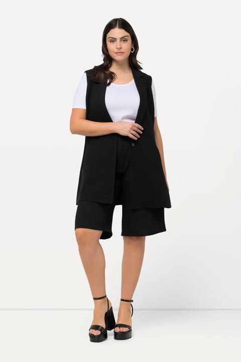 Actual product image Ulla Popken Wide Leg Pleated Bermuda Shorts (50)