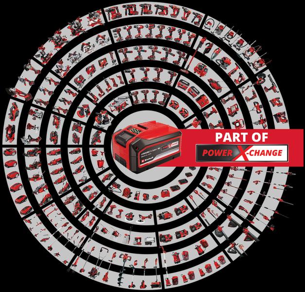 Actual product image Einhell One-hand battery lawnmower GE-CM 36/43 Li M- Solo (Rechargeable battery operated)