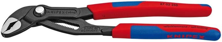 Produktbild Knipex Wasserpumpenzange Cobra® L.300mm Spann-W.60mm grau atram. Kopf pol. 2Komp.-Hüllen Cobra® (365 mm)
