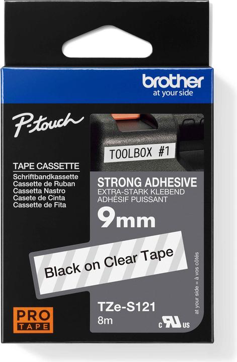 Produktbild Brother TZe-S121 (0.90 cm, Transparent)