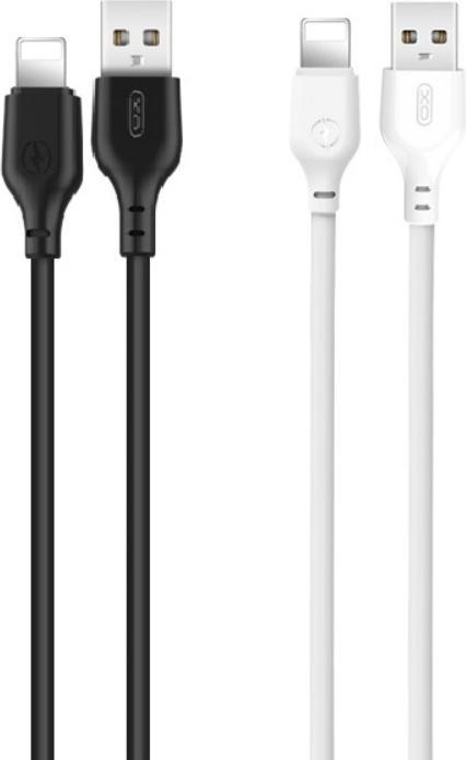 Productafbeelding xO kabel NB103 USB - Lightning 1,0 m 2,1A zwart 30st / wit 20st set (1 m, USB 3.0)