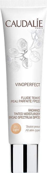 Actual product image Caudalie Vinoperfect (40 ml, Face fluid, SPF 20)