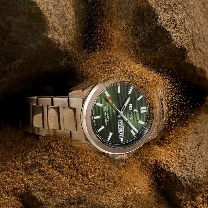 Produktbild Festina Grüne Herrenuhr Aus Der Schweiz (39.80 mm)