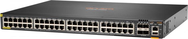 Produktbild Aruba 6200F 48G Class4 PoE 4SFP+ 370W Switch (52 Ports)