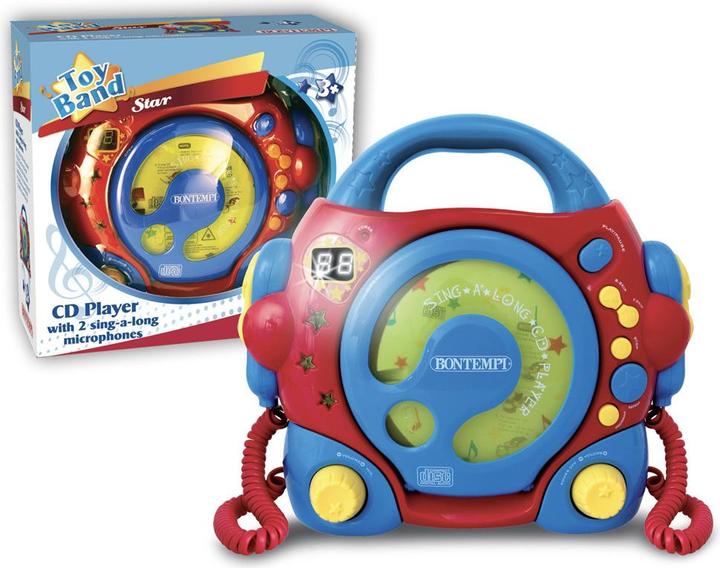 Actual product image Bontempi CD player with 2 microphones