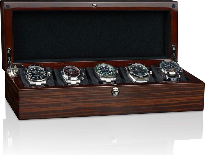 Beco Uhrenbox Crystal 5 - Braun