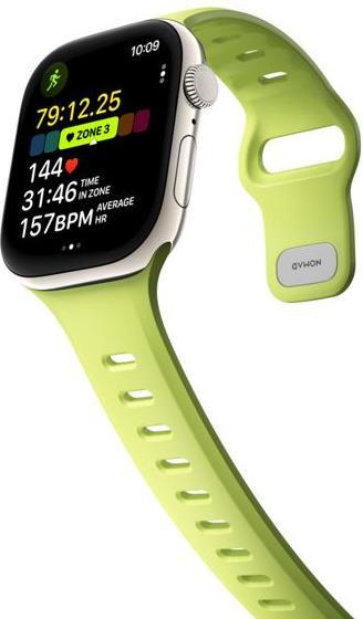 Actual product image Nomad Tempo Band 46mm Lime (20 mm, Plastic)
