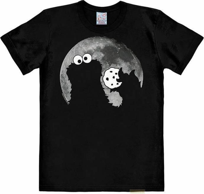 Immagine prodotto Logoshirt Sesamstrasse Easy Fit T-Shirt Cookie Monster - Moon Grösse M (M)