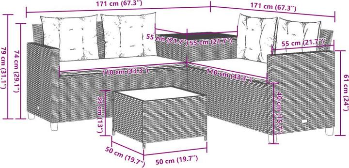 Produktbild vidaXL Conner