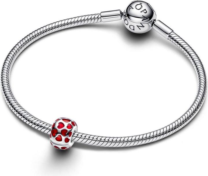 Actual product image Pandora Hearts Round Clip Charm (Enamel)