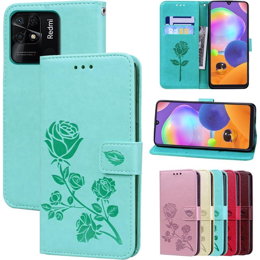 König Design Hülle Handy Schutz für Xiaomi Redmi 10C Case Cover Bumper Kartenfach Etuis Neu (Xiaomi Redmi 10C), Smartpho...
