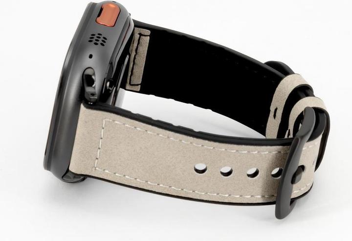 Produktbild Connect Watch 38/40/41mm Silicone patch Leather Strap (132mm M/L) (Silikon)
