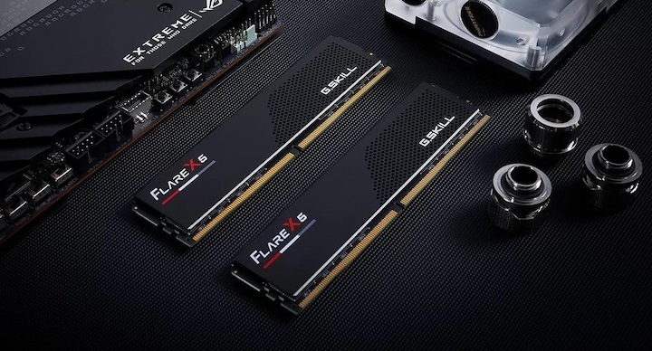 Productafbeelding G.Skill DDR5 PC 6000 CL36 KIT 32-GX2-FX5 MT/s (2 x 16GB, 6000 MHz, DDR5 RAM, DIMM 288 pin)