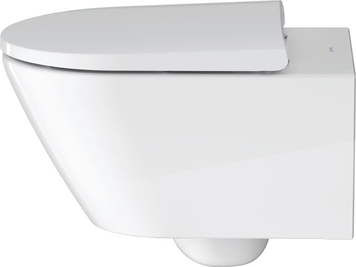 Produktbild Duravit Wand-WC-Set D-NEO tief rim. mit WC-Sitz inkl. Durafix weiss