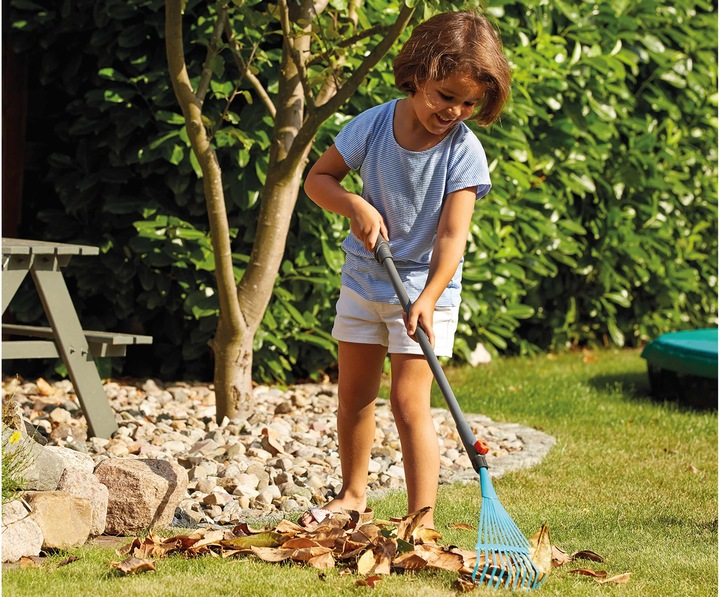 Produktbild Gardena FOR LITTLE GARDENERS Drahtbesen, für Kinder, 88,5 cm, universelles Stecksystem