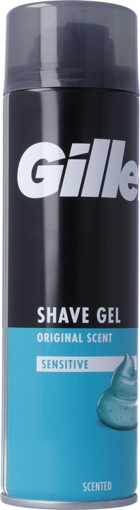 Actual product image Gillette Sensitive shaving gel (200 ml, Shaving gel)
