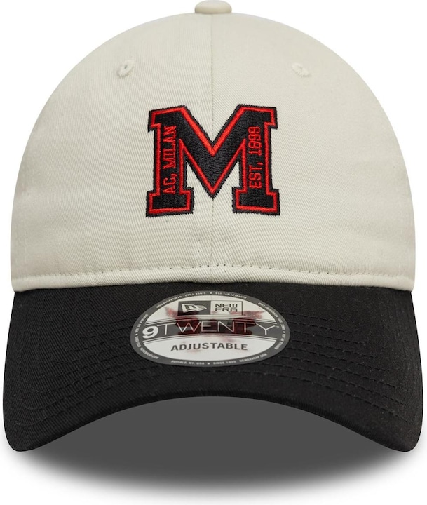 Actual product image New Era 9Twenty Adjustable Cap - AC Mailand beige