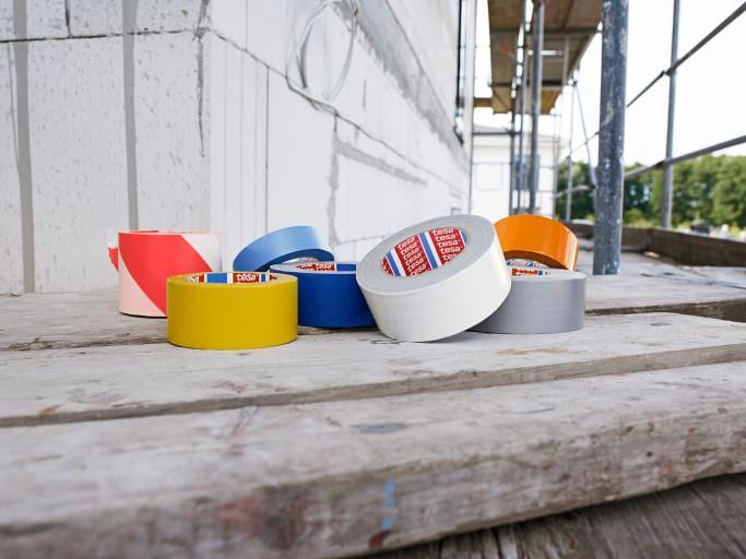 Produktbild tesa tesaband, Premium-Acryl beschichtetes Gewebeband, Zellwolle kunststoffbeschicht (50 mm)