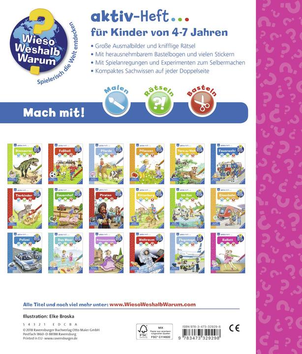 Produktbild Ravensburger Ballett (Deutsch, Elke Broska, 2018)