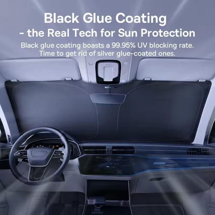 Actual product image Baseus Windshield Sunshade GoTrip DT1, 80cm x 150cm, Black