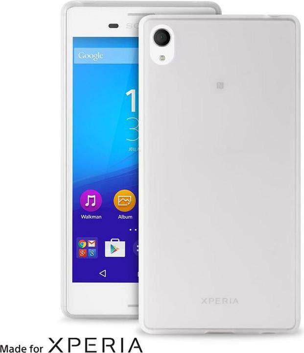 Produktbild Puro Ultra Slim „0.3“ Cover MFX - Set aus Hülle + Displayfolie für Xperia M4 AQUA (halbtransparent) (Sony Xperia M4 Aqua)