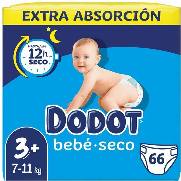 Actual product image Dodot Baby Dry Diapers (Size 3+, 66 Piece)