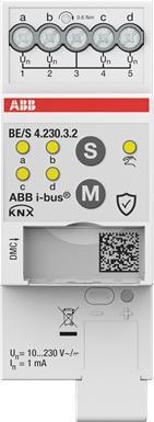 Actual product image ABB BINARY INPUT 4F 10-230V M.BED (BE/S 4.230.3.2)