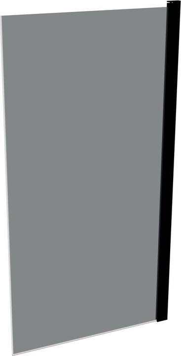 Actual product image Hüppe Design pure 4-corner movable side panel for swing door, width:100cm height:190cm, mounting left &amp (200 cm, 100 cm, 190 cm)