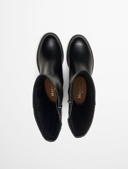 Actual product image Marc O'Polo Leather Boots with Adjustable Buckle (38)