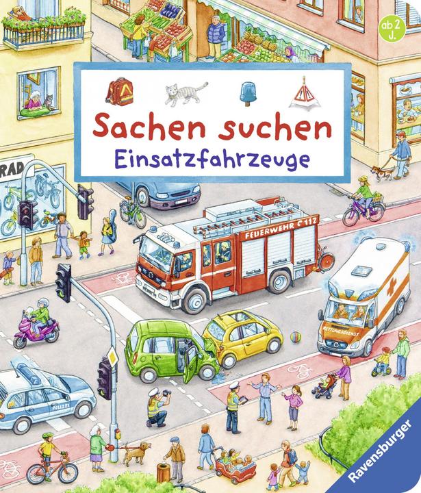 Produktbild Ravensburger Sachen suchen: Einsatzfahrzeuge (Deutsch, Susanne Gernhäuser, 2018)