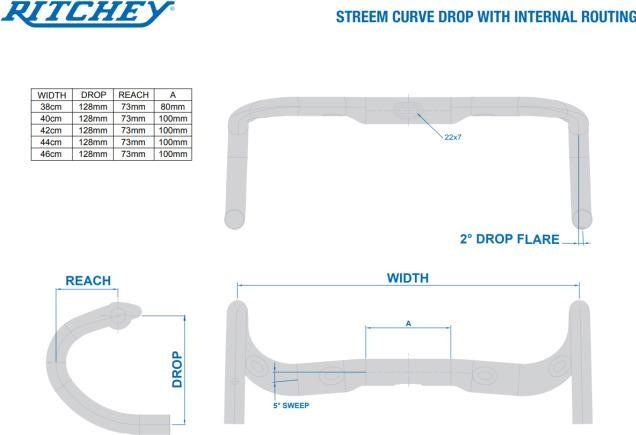 Produktbild Ritchey Comp Streem Di2 Road (31.80 mm)