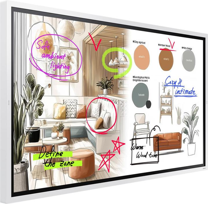 Actual product image Samsung interaktive Displays (3840 x 2160 Pixels, 85")
