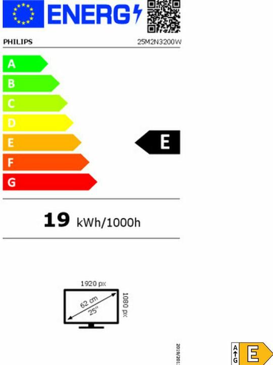 Energie-Label Philips 25M2N3200W/00 (1920 x 1080 Pixel, 24.50")