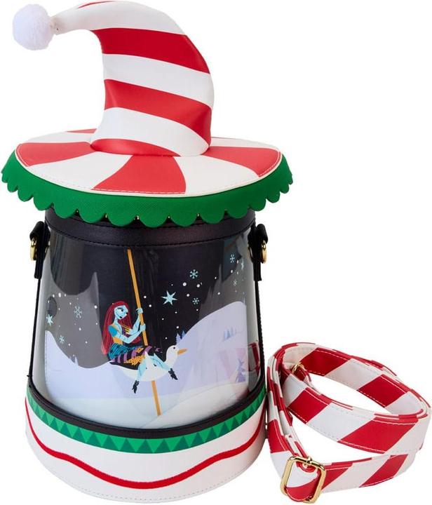 Actual product image Loungefly Nightmare before Christmas by shoulder bag Candy Cane Jack