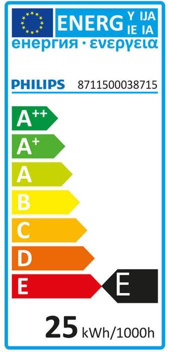Energie-Label Philips Backofenlampe T25 (E14, 26 W, 172 lm, 1 x, G)