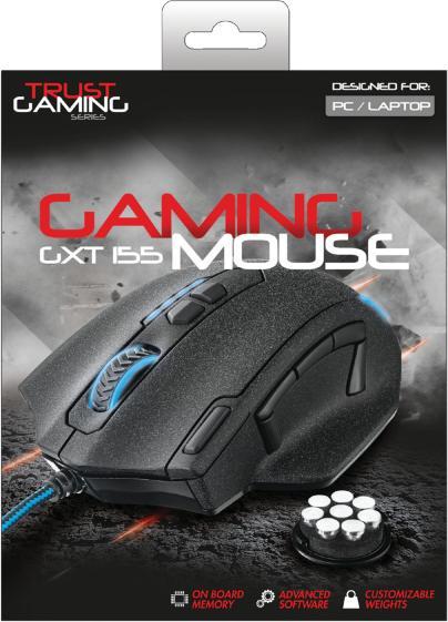 Actual product image Trust GXT 155 Gaming Mouse (Cable)