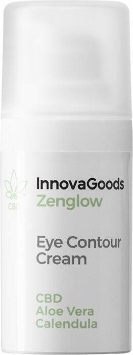 Image du produit InnovaGoods Contour des yeux CBD Zenglow 15 ml (Crème pour les yeux, 15 ml, Jour + nuit)