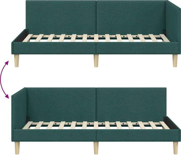 Produktbild vidaXL Eckbettgestell