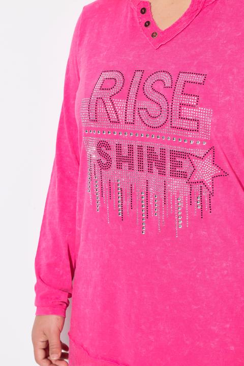 Immagine prodotto Angel of Style Langarmshirt, Komfort Fit, Glitzersteinchen-Statement (50)