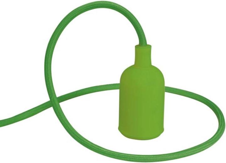 Image du produit Vellight Lampe Suspendue Design Avec Câble Textile - Vert (E27)