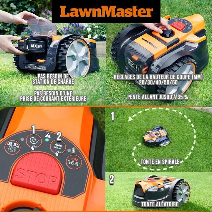 Image du produit ELEM Robotic Lawnmower Camera 24v 4ah (Câble périphérique)