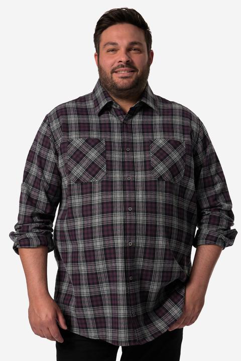 Produktbild Men+ Karo-Flanellhemd, Langarm, Kentkragen, Comfort Fit (XXL)
