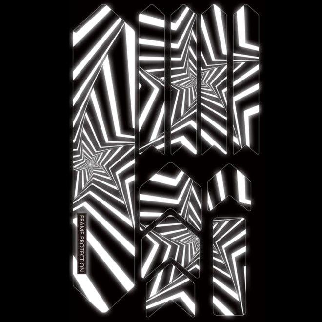 Actual product image Enlee Veloaufkleber Fahrradsticker für den Rahmen