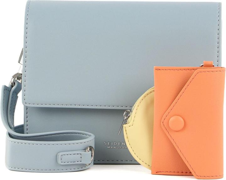 Arancia, Blu Polveroso., Giallo chiaro