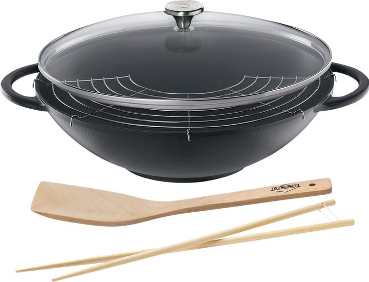 Produktbild Küchenprofi Provence (36 cm, Wok Pfanne, Gusseisen)