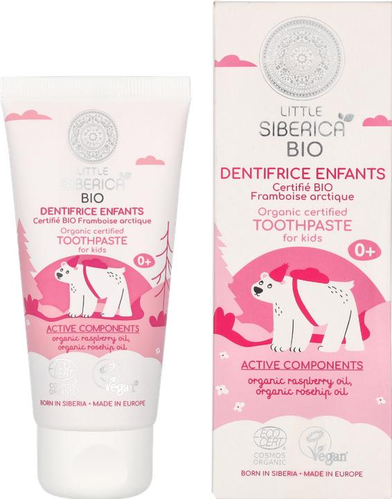 Immagine prodotto Natura Siberica Piccolo Dentifrico Niños Frambuesa Organic 60g (60 ml)