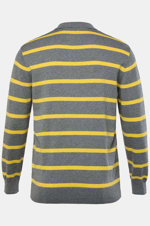 Produktbild Boston Park Strickpullover mit Polokragen, Ringel, Zipper, bis 84/86 (62)