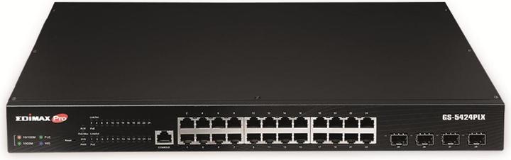 Produktbild Edimax Pro Switch 24x GE GS-5424PLX POE (28 Ports)