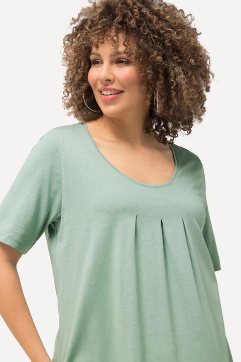 Actual product image Ulla Popken Essential Front Pleat Tee (42, 44)